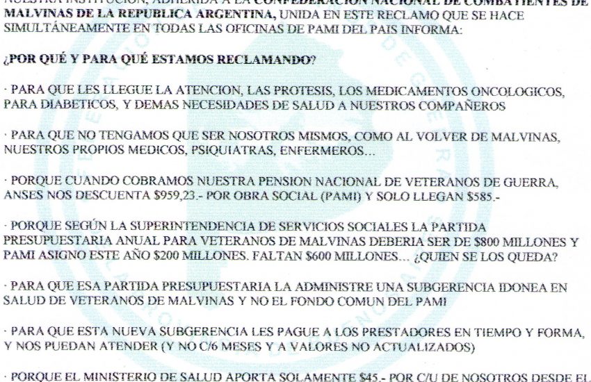 PAMI: Hubo movilizaciones simultaneas en todo el país – El 